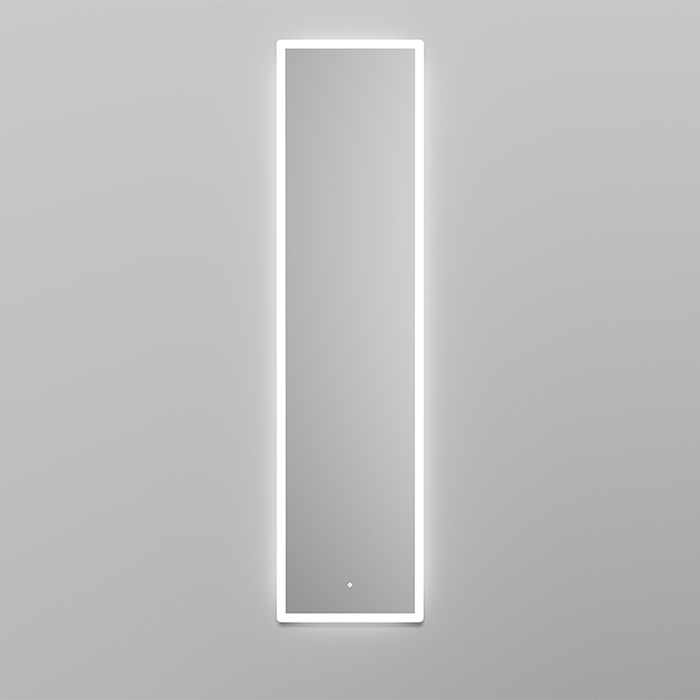 SALINI Зеркало для ванны ARMONIA 450×1785х25мм., фоновая и фронтальная подсветка 3в1 , сенсор движения включения подсветки , крепления, без подогрева