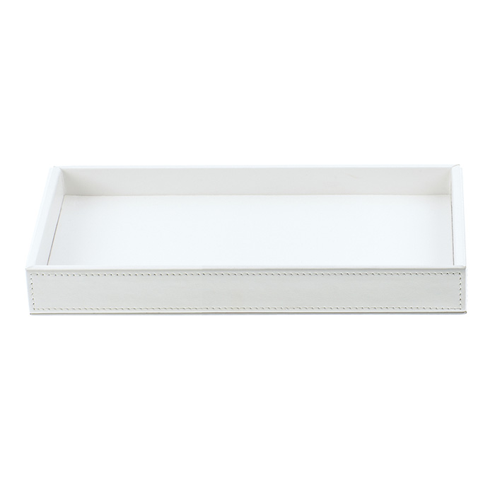 Decor Walther Brownie Tab M Лоток универсальный 22x10.5см, цвет: белая кожа