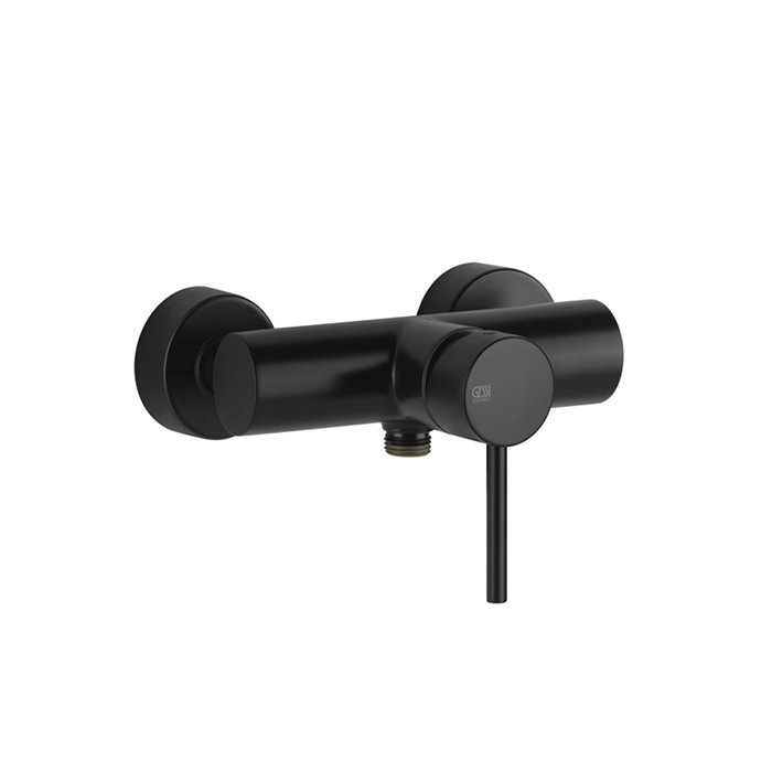 Gessi Emporio Via tortona Смеситель наружный для душа, цвет: Black XL