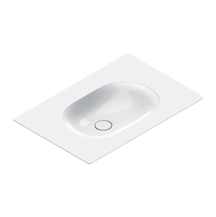 Catalano SFERA Раковина консоль 75x50, без отв. под смеситель, покрытие Cataglaze+, цвет белый глянцевый