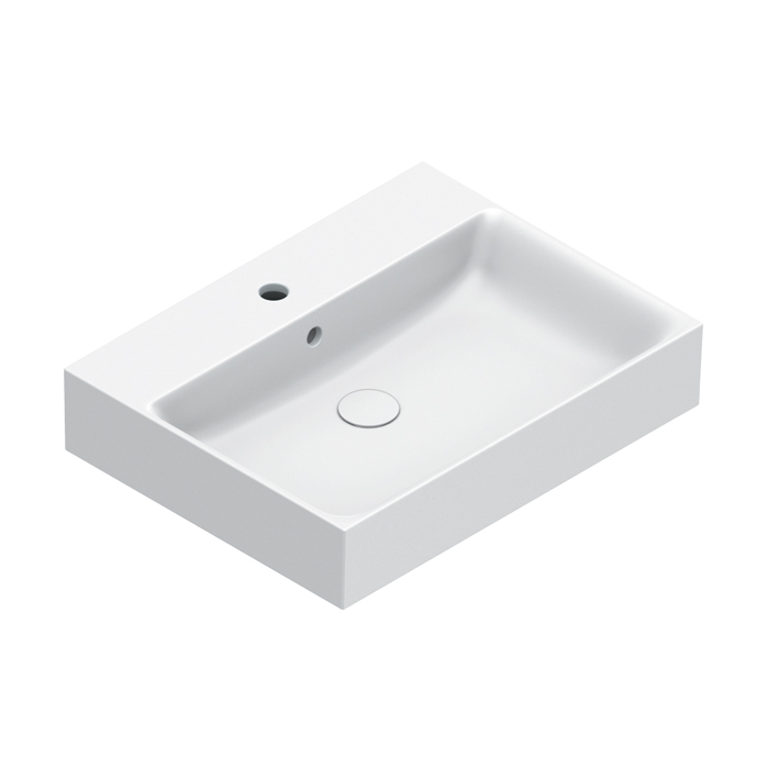 Catalano PREMIUM Раковина 60x47, с 1 отв. под смеситель, покрытие Cataglaze+ , цвет белый матовый
