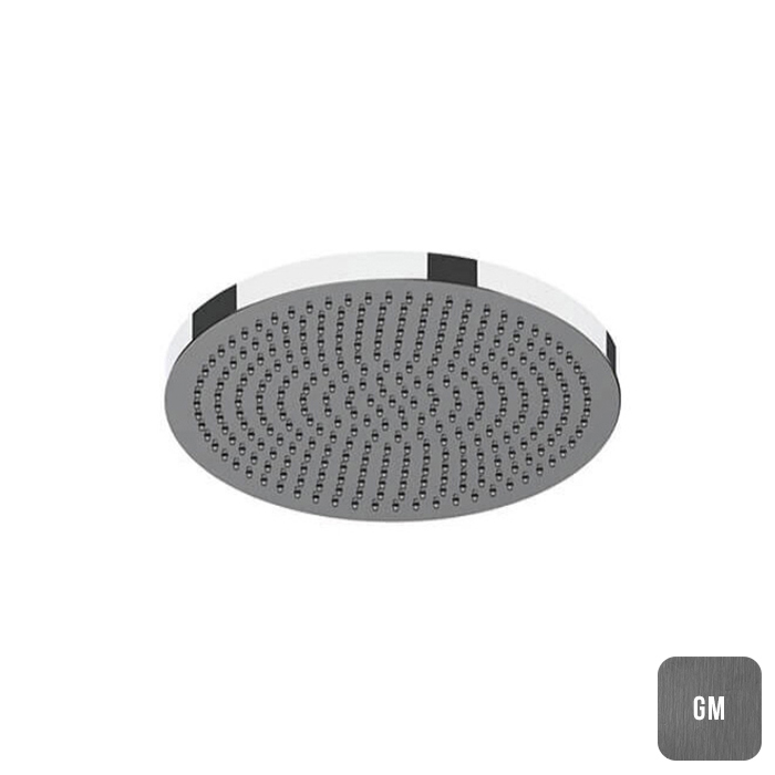 ALMAR VELVET Верхний душ 232*232 (без держателя) с функцией Velvet Rain, цвет Gun Metal Brushed PVD