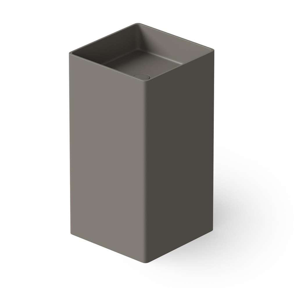 Dea Design Pedestal Basin DD2017 450 3 Раковина напольная 450*450 мм (серый матовый)