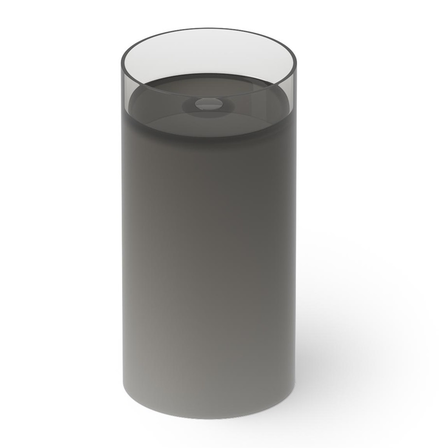 Dea Design Pedestal Basin DD2012 450 R4 Раковина напольная Ø 450 мм (Smoky Black)