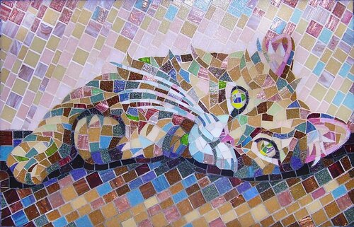 IRIDA панно художественное КОТИК