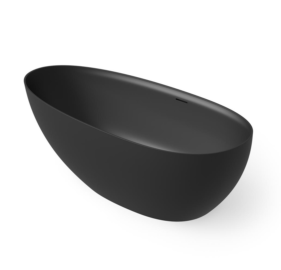Dea Design Edge DD8908 1300 16 Ванна свободностоящая 1300*700 мм (чёрный матовый)
