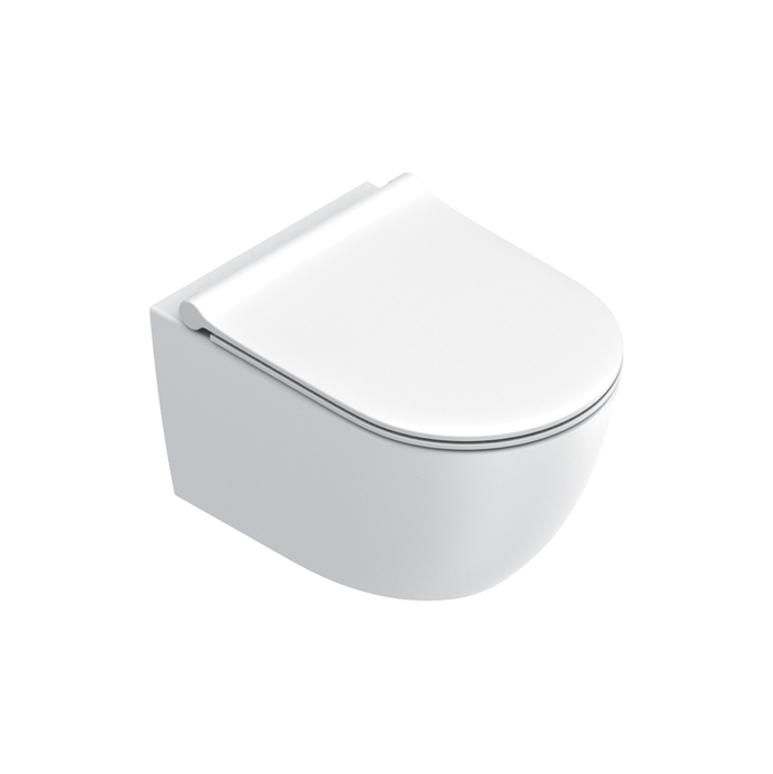 Catalano SFERA Унитаз подвесн 50x35, безободковый, смыв Tornado, покрытие Twinglaze+, без крепежа, цвет белый матов