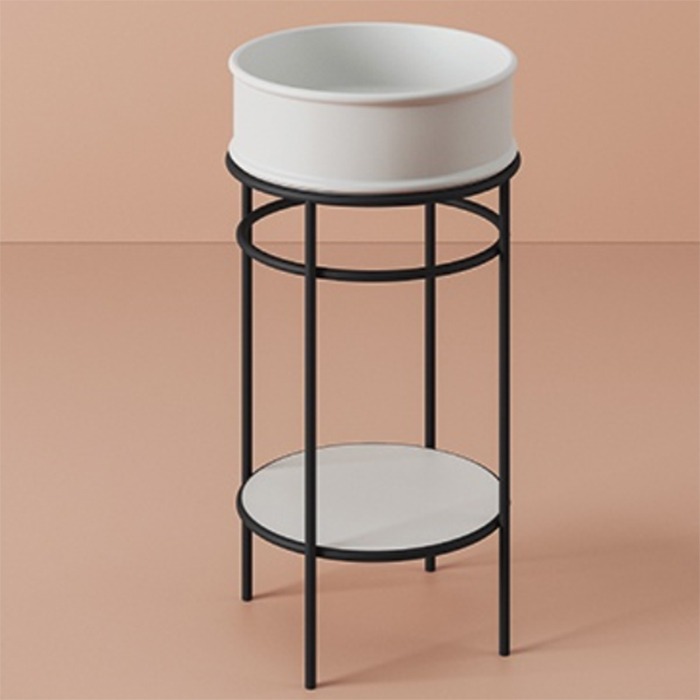 Artceram VOGUE Металическая структура Ø44хh72,5см для раковин Rombo, Millerighe and Atelier, цвет: черный матовый