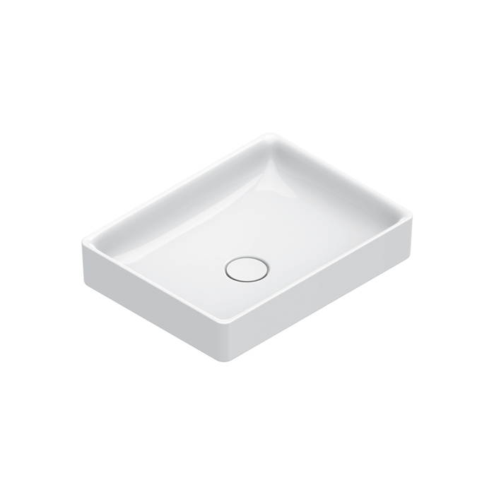 Catalano GREEN Раковина 50x38 накладная, без отв. под смеситель, покрытие Cataglaze+, цвет белый глянцевый