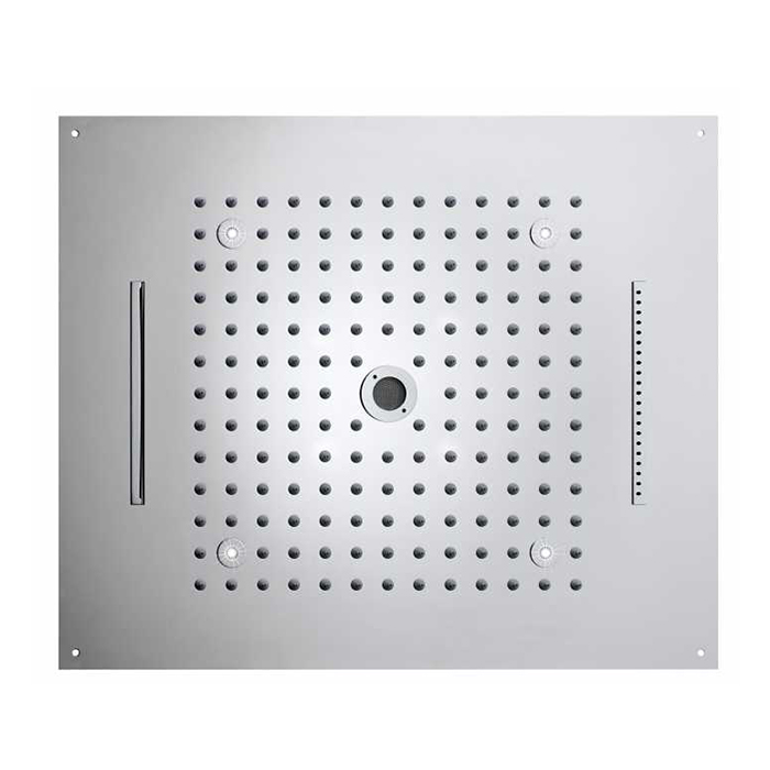 BOSSINI DREAM/4 Верхний душ 570 x 470 mm, 4 режима (дождь, каскад, водопад, моноструя), с 4 LED (белый), блок питания/управления, цвет: хром