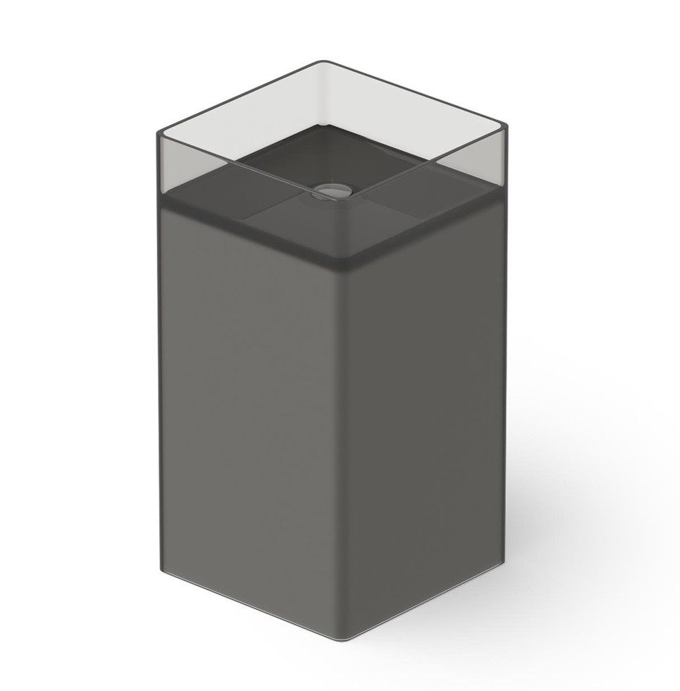 Dea Design Pedestal Basin DD2017 450 R4 Раковина напольная 450*450 мм (Smoky Black)