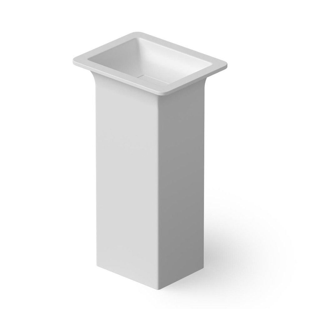 Dea Design Pedestal Basin DD2014 500 18 Раковина напольная 500*400 мм (белый матовый)