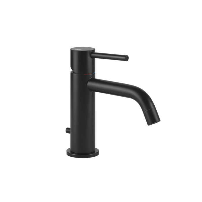 Gessi Emporio Via tortona Смеситель для раковины с донным клапаном и соединительными шлангами, цвет: Black XL