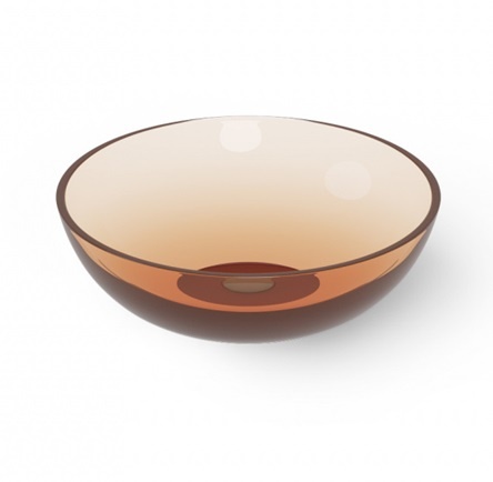 Dea Design Washbasins DD9038 420 R1 Раковина накладная Ø 420 мм (Sunset)