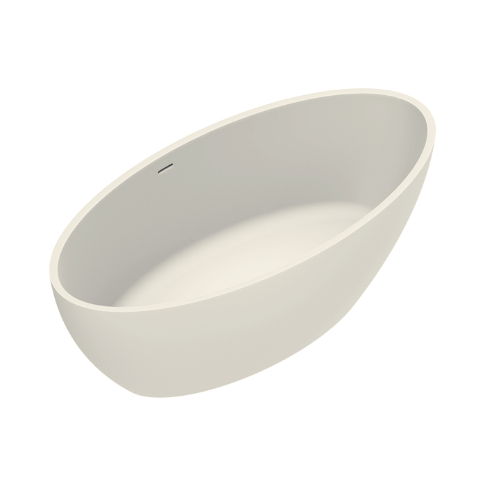Catalano SOLID Ванна 165x80h52 с переливом, сифон в комплекте, цвет Lino Satinato