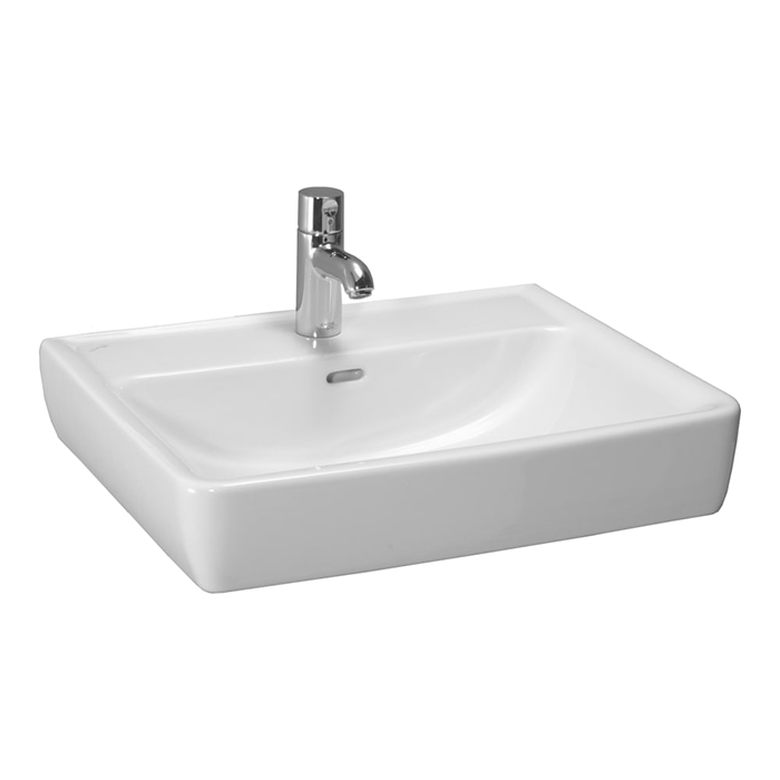 Laufen Pro S раковина для установки на поверхность, 600x480x115 мм, отверстие для смесителя по центру, цвет белый