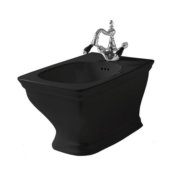 Artceram CIVITAS Биде подвесное 36х54 см, 1 отверстие, цвет: черный