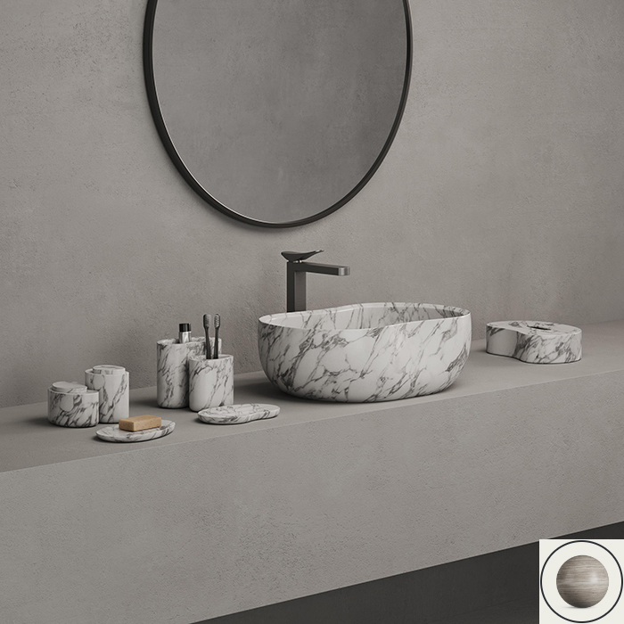 DEA DESIGN Стакан настольный 165х100хh150 мм, цвет Stone Silk