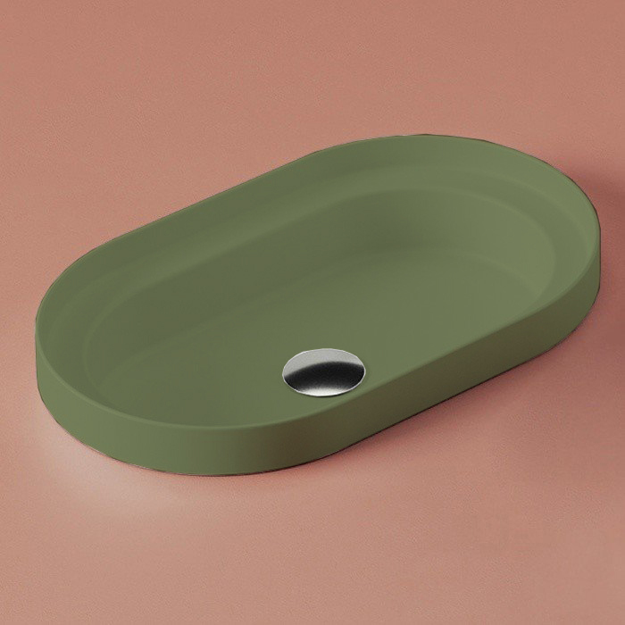Artceram FUORI SCALA Раковина встраиваемая 60х35 см, цвет verde salvia