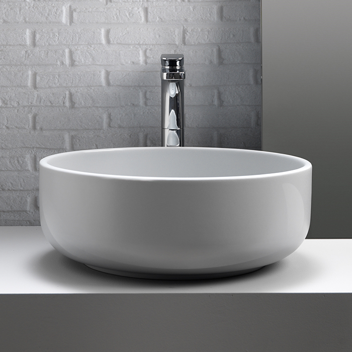Kerasan Ciotola Умывальник накладной С2 D=46см H=17 см, цвет белый