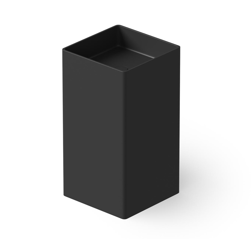 Dea Design Pedestal Basin DD2017 450 16 Раковина напольная 450*450 мм (чёрный матовый)