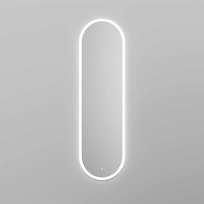 SALINI Зеркало для ванны ARMONIA 450×1585х25мм., фоновая и фронтальная подсветка 3в1 , сенсор движения включения подсветки , крепления, без подогрева