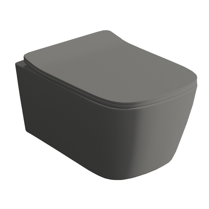 Artceram A16 Унитаз подвесной Reel - смыв TORNADO 36х52 см, цвет grigio olivia/покрытие Saniglaze