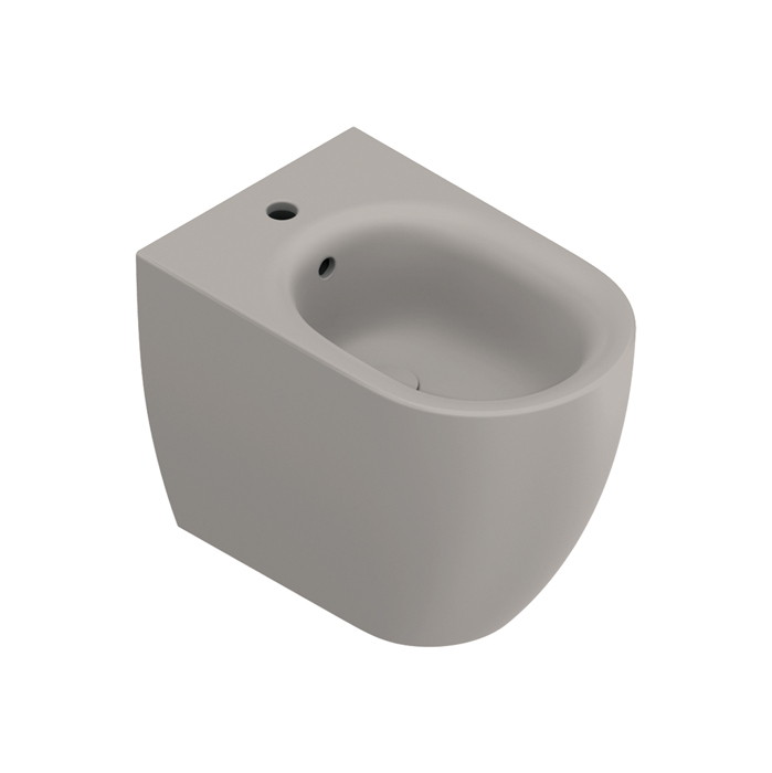 Catalano SFERA Биде напольное 54x35, с 1 отв. под смеситель, покрытие Cataglaze+, без крепежа, цвет Tortora Satinato