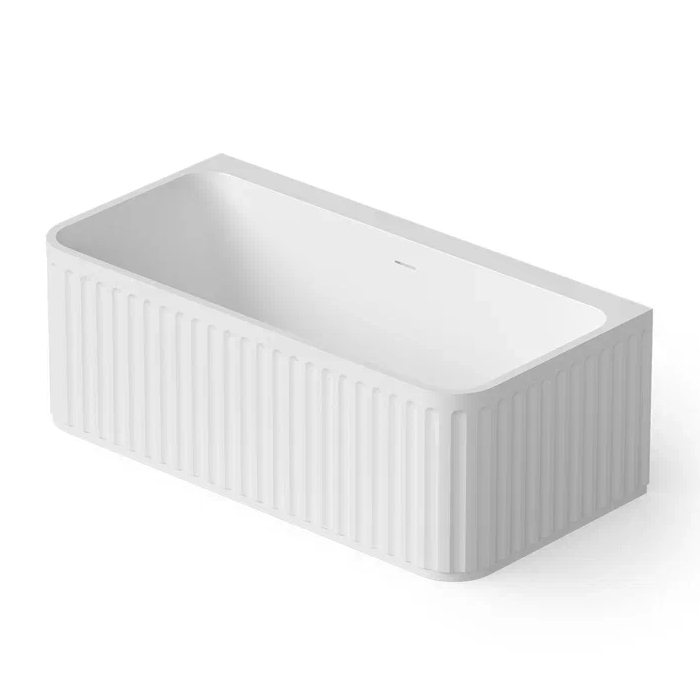 DEA DESIGN Stripes Ванна отдельностоящая 160x80xh56 см, материал: Solid Surface искуственный камень, цвет: White №18
