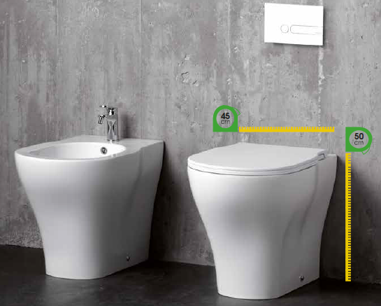 AZZURRA XL Сиденье для унитаза белое, петли хром