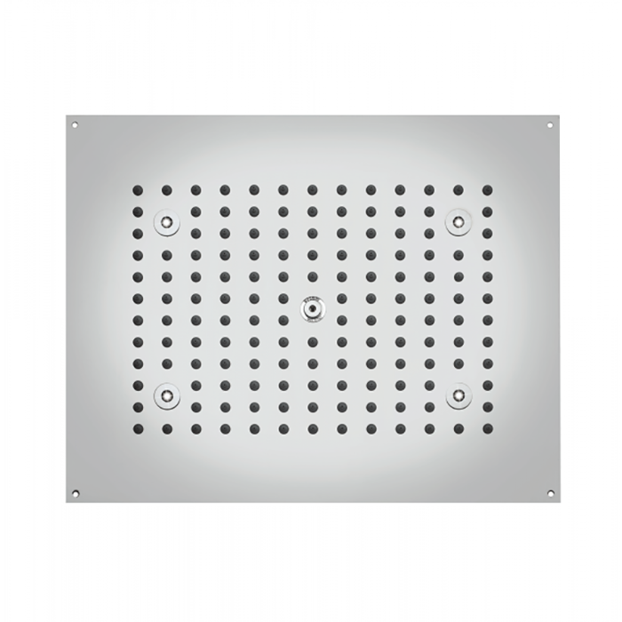BOSSINI DREAM-RECTANGULAR Верхний душ 470 x 370 mm с 4 LED (белый), блок питания/управления, цвет: хром