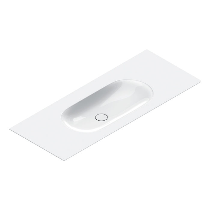 Catalano SFERA Раковина консоль 125x50, без отв. под смеситель, покрытие Cataglaze+, цвет белый глянцевый