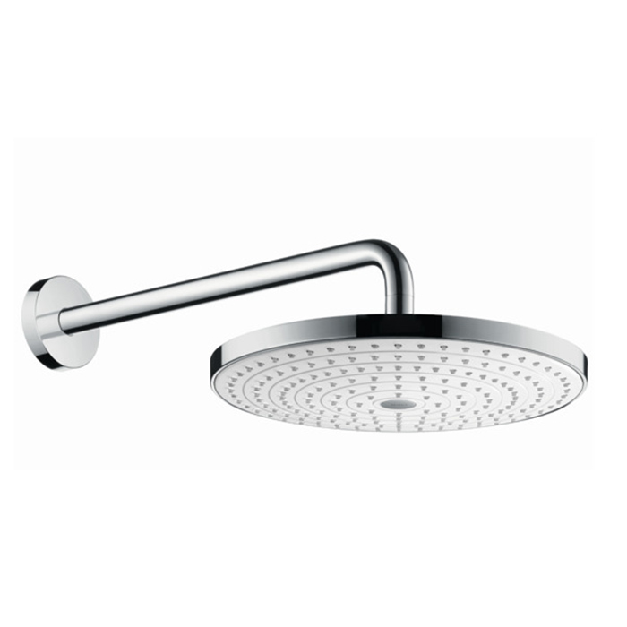 HG Raindance Select S 300 Верхний душ 2jet (RainAir, Rain), d300мм, с настенным держателем 390 мм, цвет: белый/хром (НЕ ПРОИЗВОДИТСЯ!)