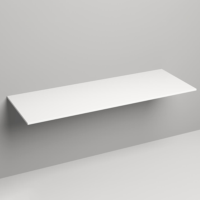SALINI Столешница 1500х500х15 мм, из материалв S-Stone, цвет белый матовый
