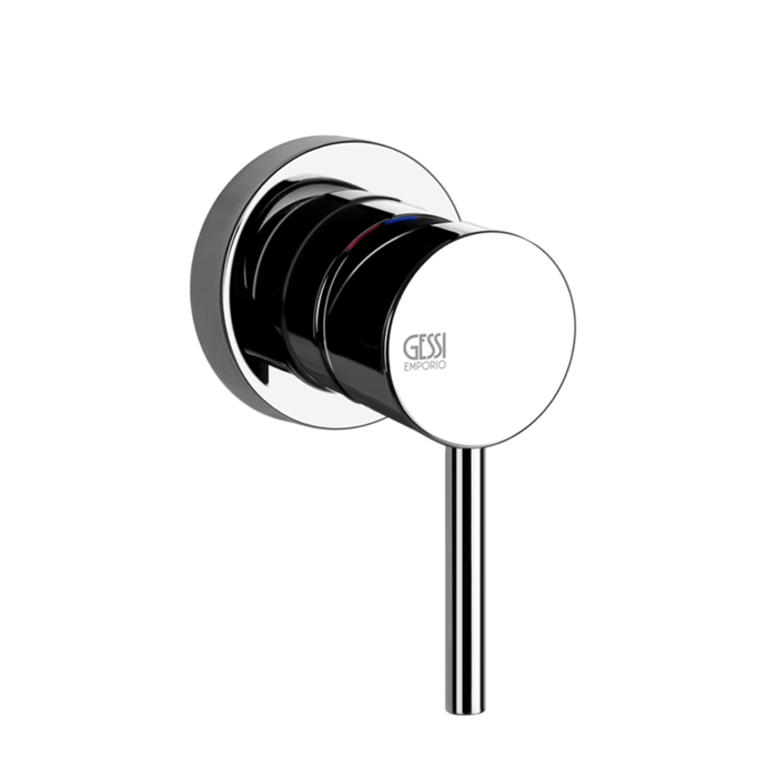 Gessi Emporio Via tortona Внешние части для настенного смесителя на 1 позицию, цвет: Chrome