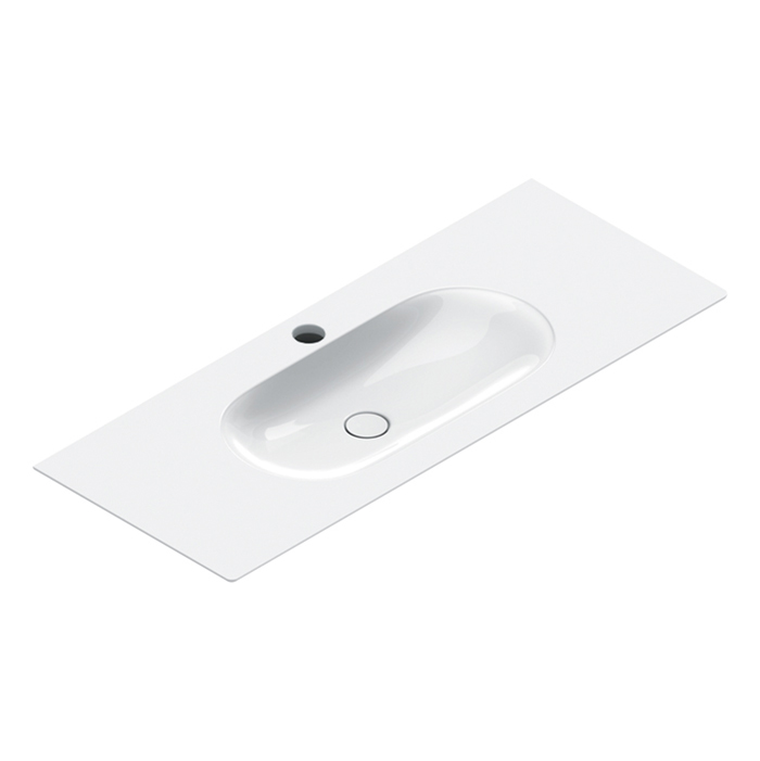 Catalano SFERA Раковина консоль 125x50, с 1 отв. под смеситель, покрытие Cataglaze+, цвет белый глянцевый