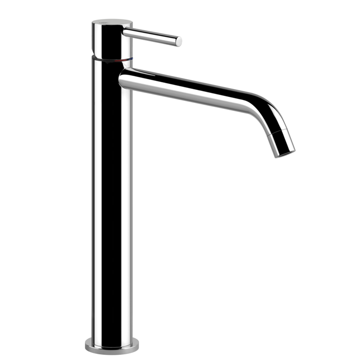 Gessi Emporio Via tortona Смеситель для раковины высокий с длинным изливом, без донного клапана, цвет: Chrome