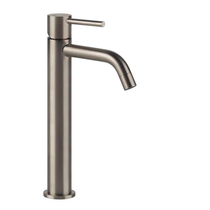 Gessi Emporio Via tortona Смеситель для раковины без донного клапана и соединительными шлангами, цвет: Finox Brushed Nickel