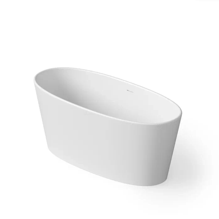 DEA DESIGN Nature Ванна 1580х700хh660 мм отдельностоящая, из Solid surface, цвет белый