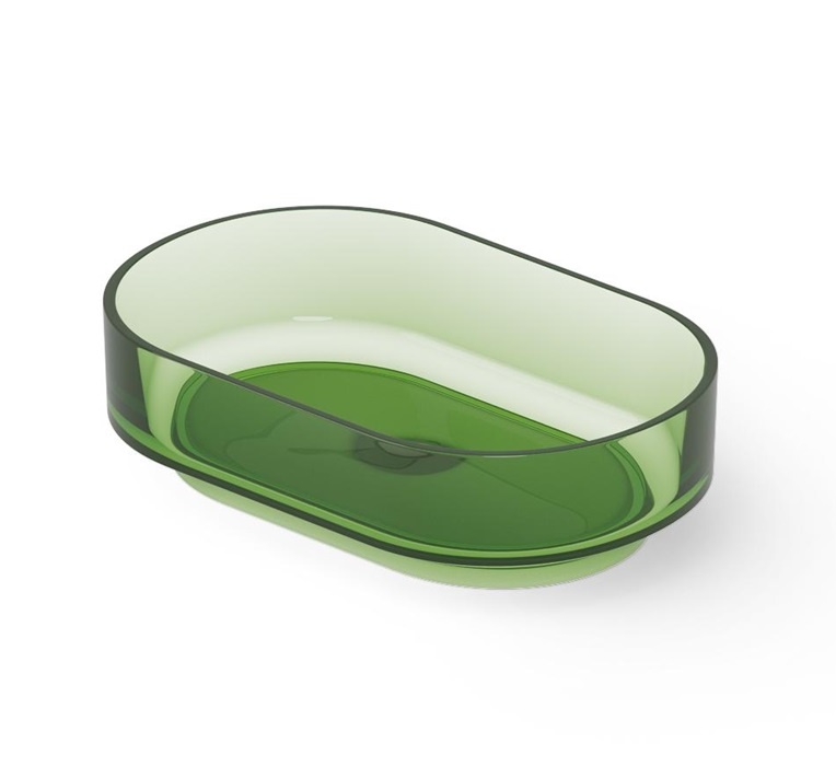 Dea Design Washbasins DD9097 560 R3 Раковина накладная 560*360 мм (Emerald)