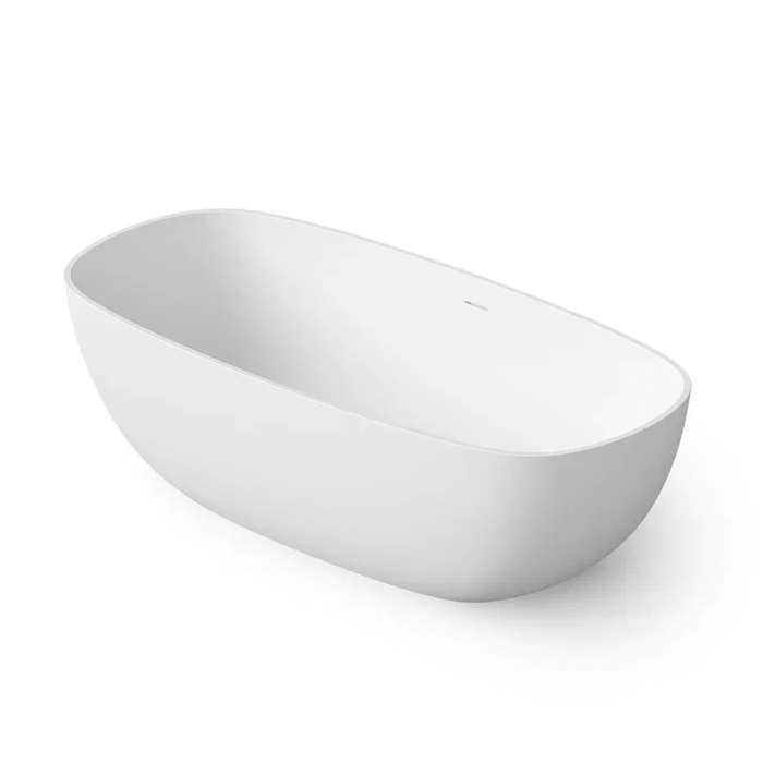 DEA DESIGN Modern Ванна отдельностоящая 150×76×h54 см, материал: Solid Surface искуственный камень, цвет: White №18