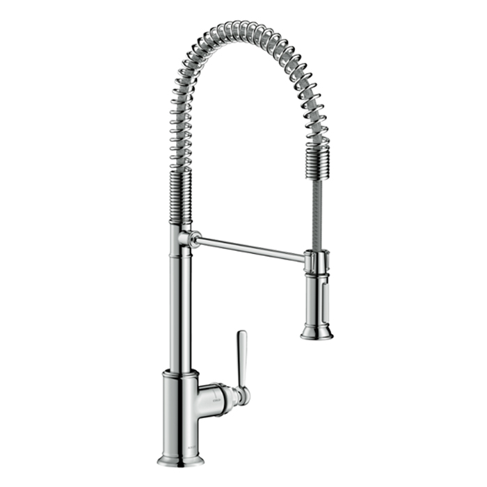 AX Montreux Кухонный смеситель, однорычажный, 210, Semi-Pro, Eco, нерж. сталь