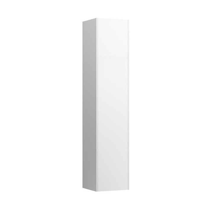 Laufen Base высокий шкаф 350x335x1650 мм, 1 дверца, петли справа, 1 фиксированная полка, 4 стеклянные полки, дизайн совпадает с комбинированными раков