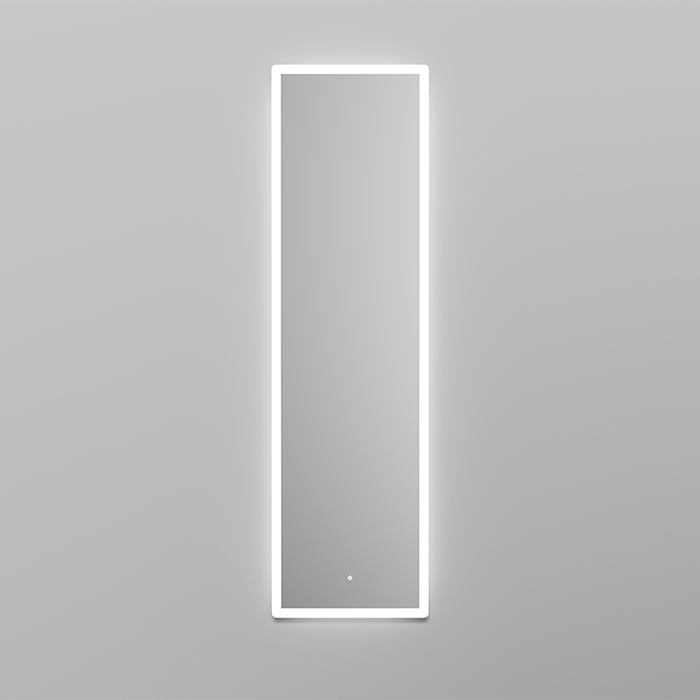 SALINI Зеркало для ванны ARMONIA 450×1585х25мм., фоновая и фронтальная подсветка 3в1 , сенсор движения включения подсветки , крепления, без подогрева