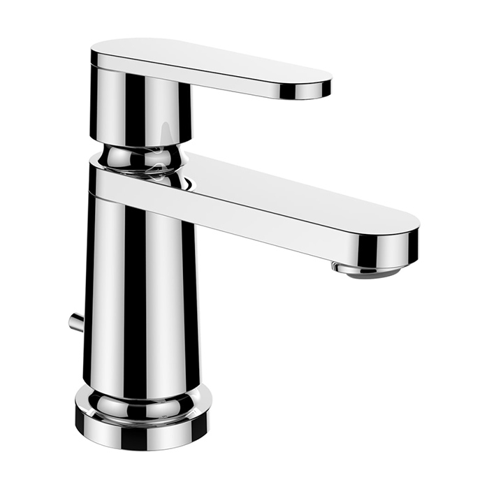 Laufen THE NEW CLASSIC смеситель для раковины, излив 105 мм, с донным клапаном, хром