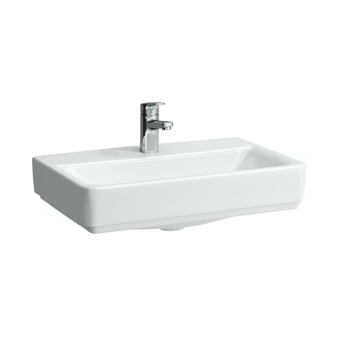 Laufen PRO S раковина, укороченная, для установки на поверхность, 550x380x95 мм, с 1 отв для смес по центру, белый