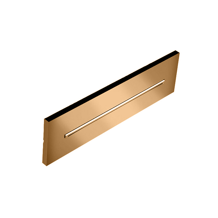 ALMAR WATERFALL WALL BUILT-IN Излив настенный 350×80 мм, "водопад" цвет Copper 316 Brushed PVD (НЕ производится!)