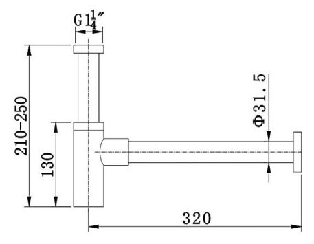 Сифон PL80-26