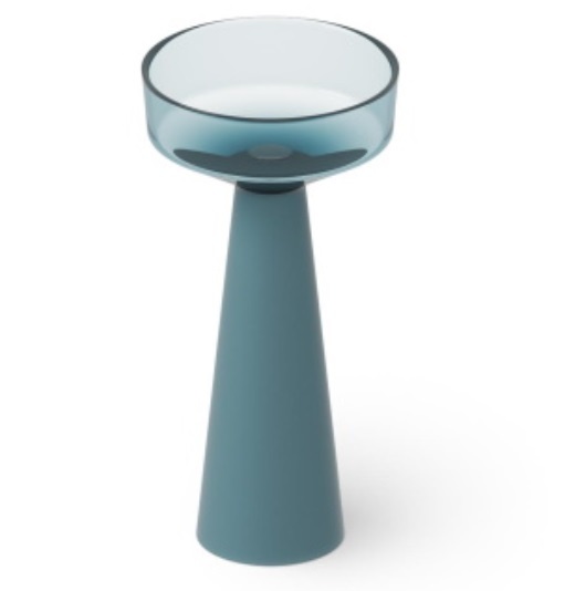 Dea Design Pedestal Basin DD2018 425 R11 Раковина напольная Ø 425 мм (Dark Blue)