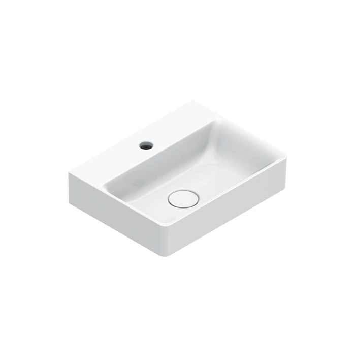 Catalano GREEN Раковина 45x35, с 1 отв. под смеситель, покрытие Cataglaze+, цвет белый глянцевый